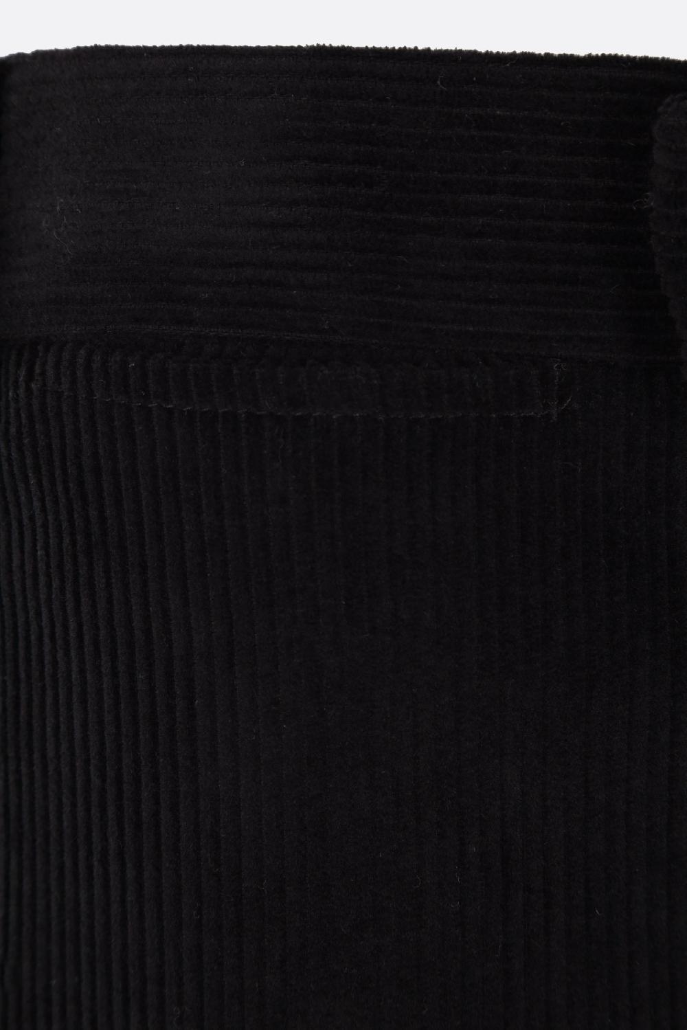 THOM BROWNE Pantalone Straight-fit In Velluto A Costine