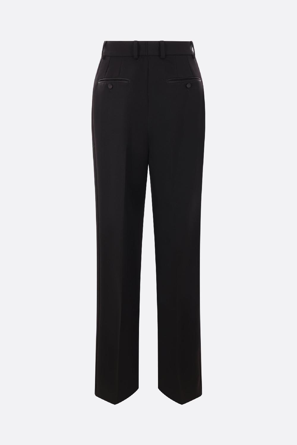DOLCE & GABBANA Pantalone Tuxedo A Gamba Dritta In Gabardine