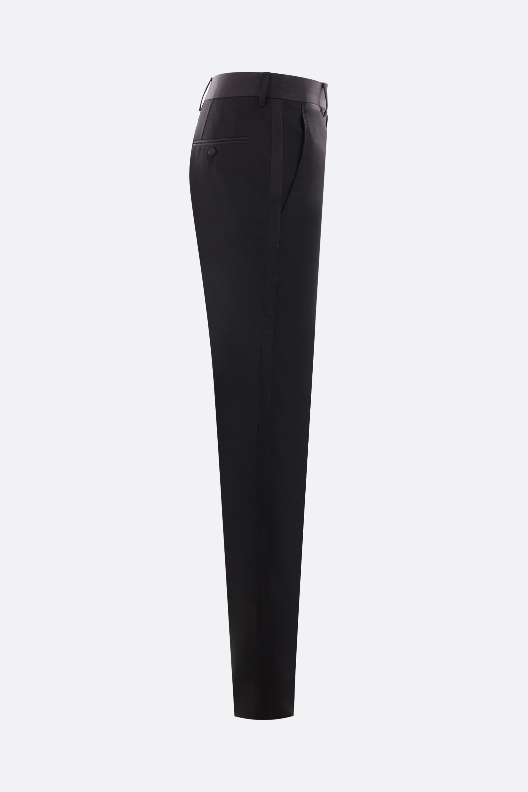 DOLCE & GABBANA Pantalone Tuxedo In Misto Lana E Seta