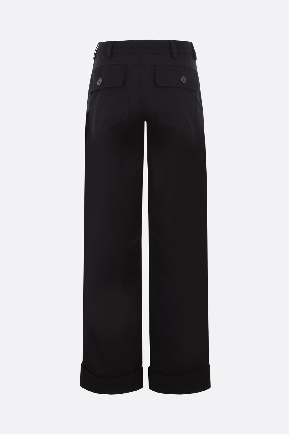 SIMONE ROCHA Pantalone Workwear A Gamba Larga In Twill