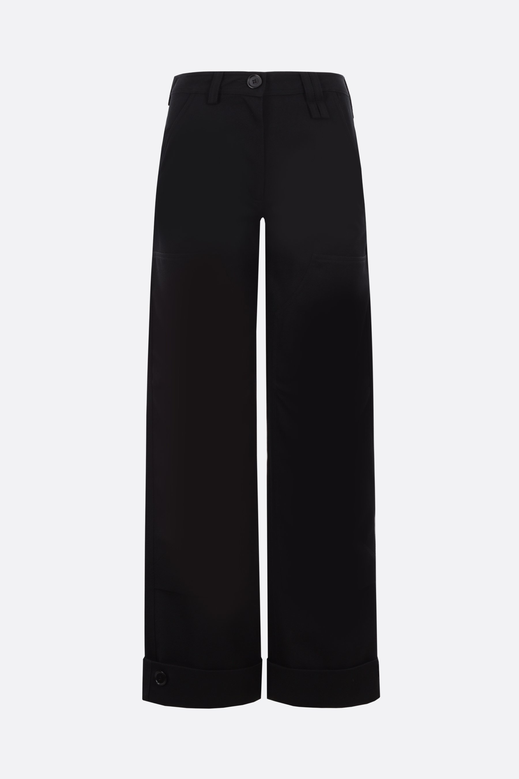 SIMONE ROCHA pantalone workwear a gamba larga in twill
