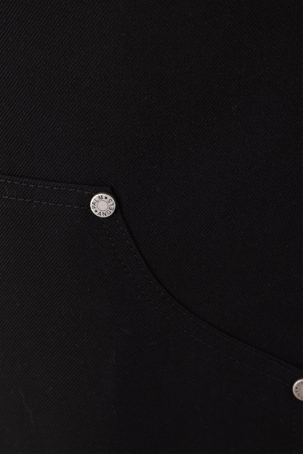 PALM ANGELS Pantalone Workwear In Twill Tecnico Monogram