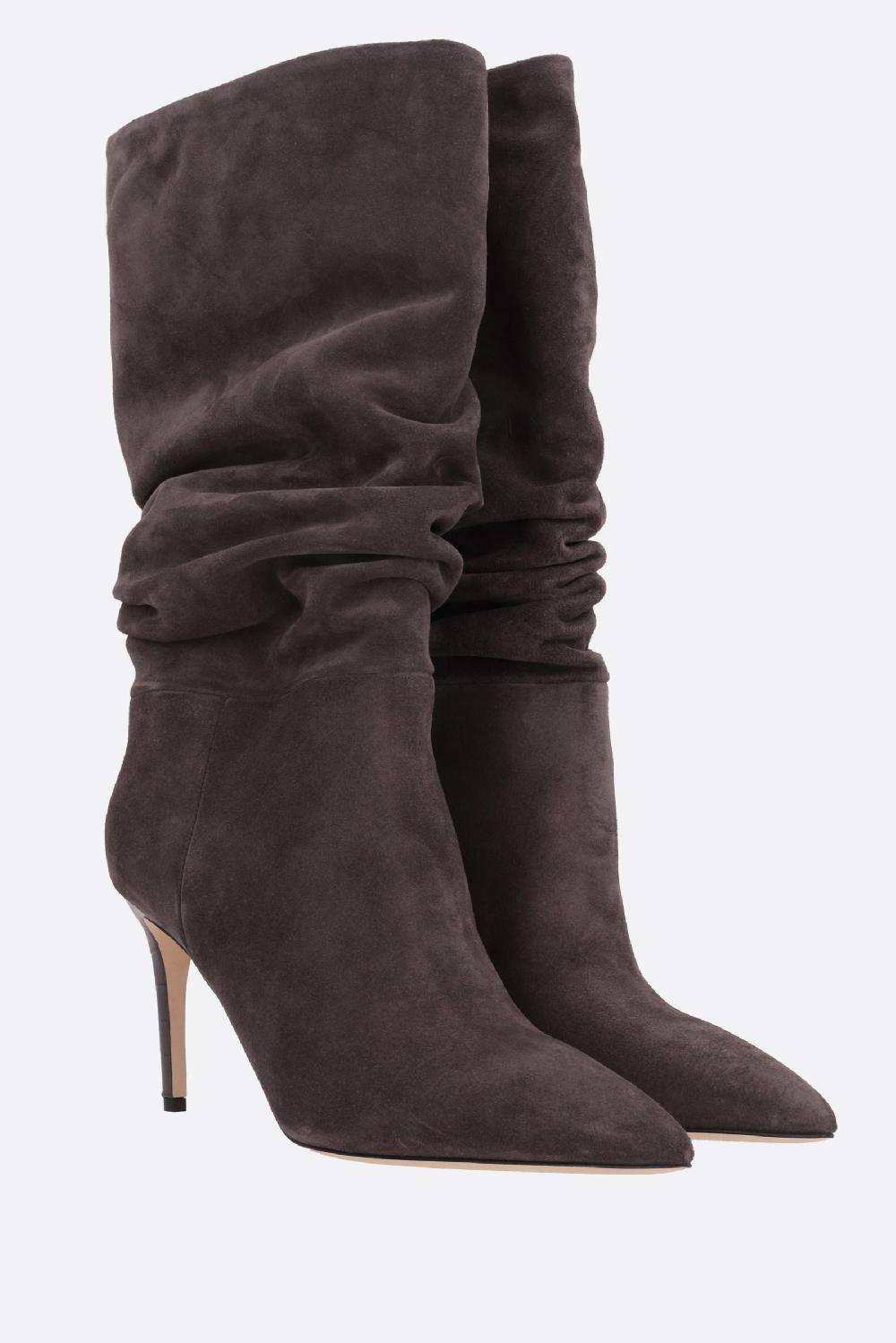 PARIS TEXAS Stivale Arricciato In Suede