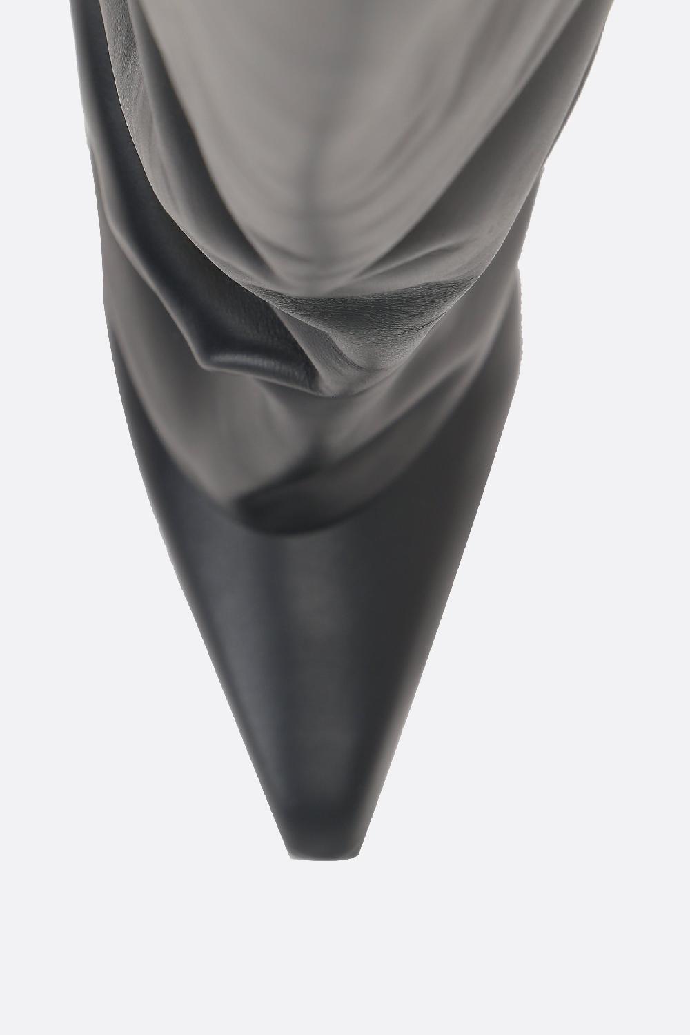 PARIS TEXAS Stivale Fold-over Jane In Pelle Liscia