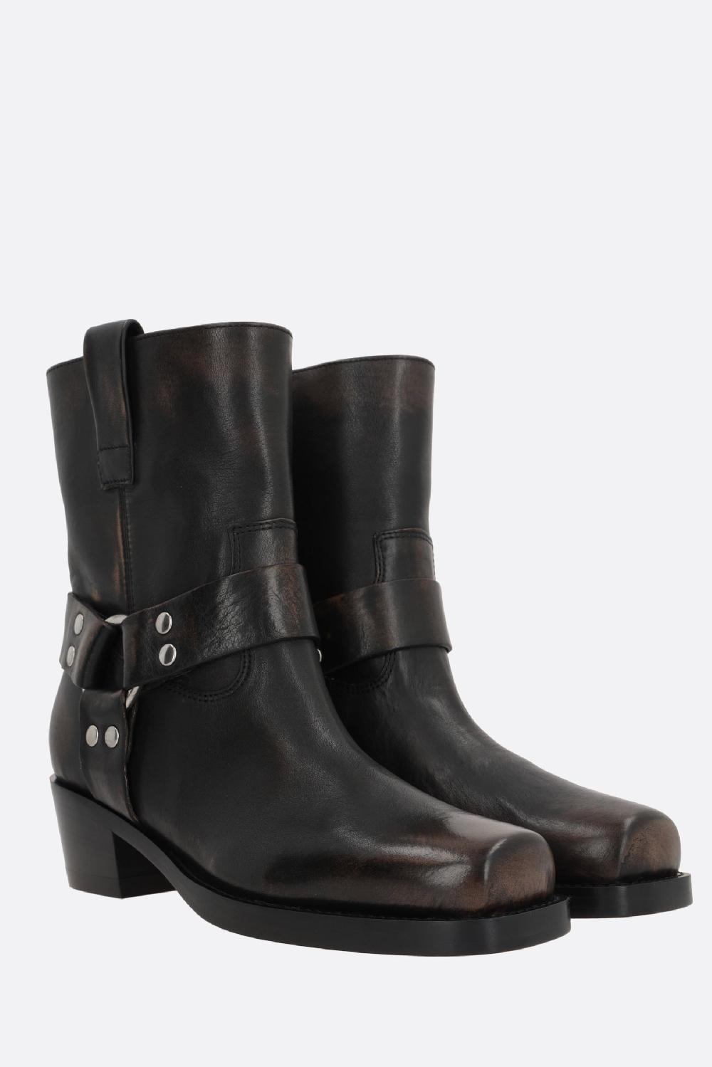 PARIS TEXAS Stivaletto Roxy In Pelle Vintage