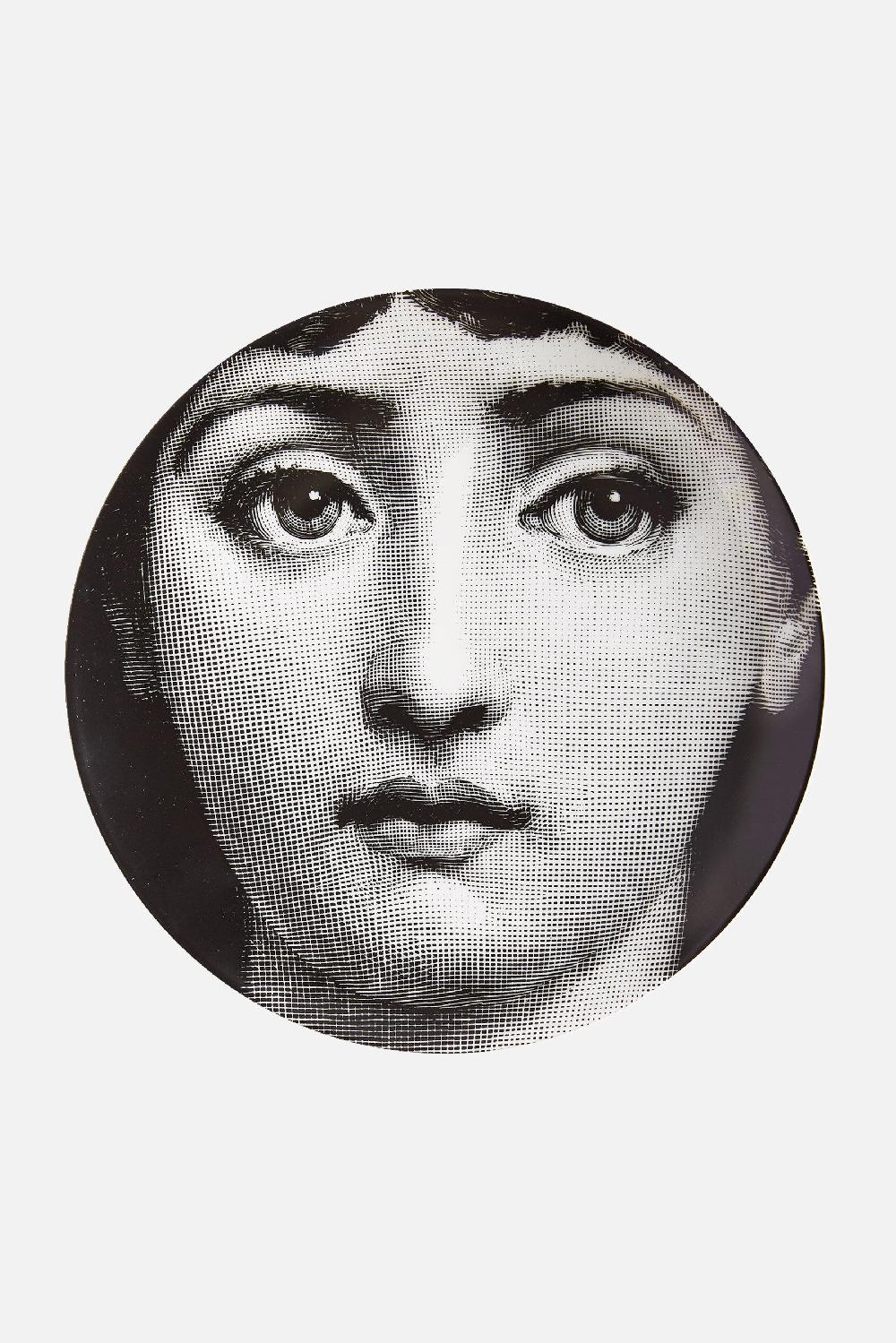 FORNASETTI piatto Tema e Variazioni N° 1 in porcellana