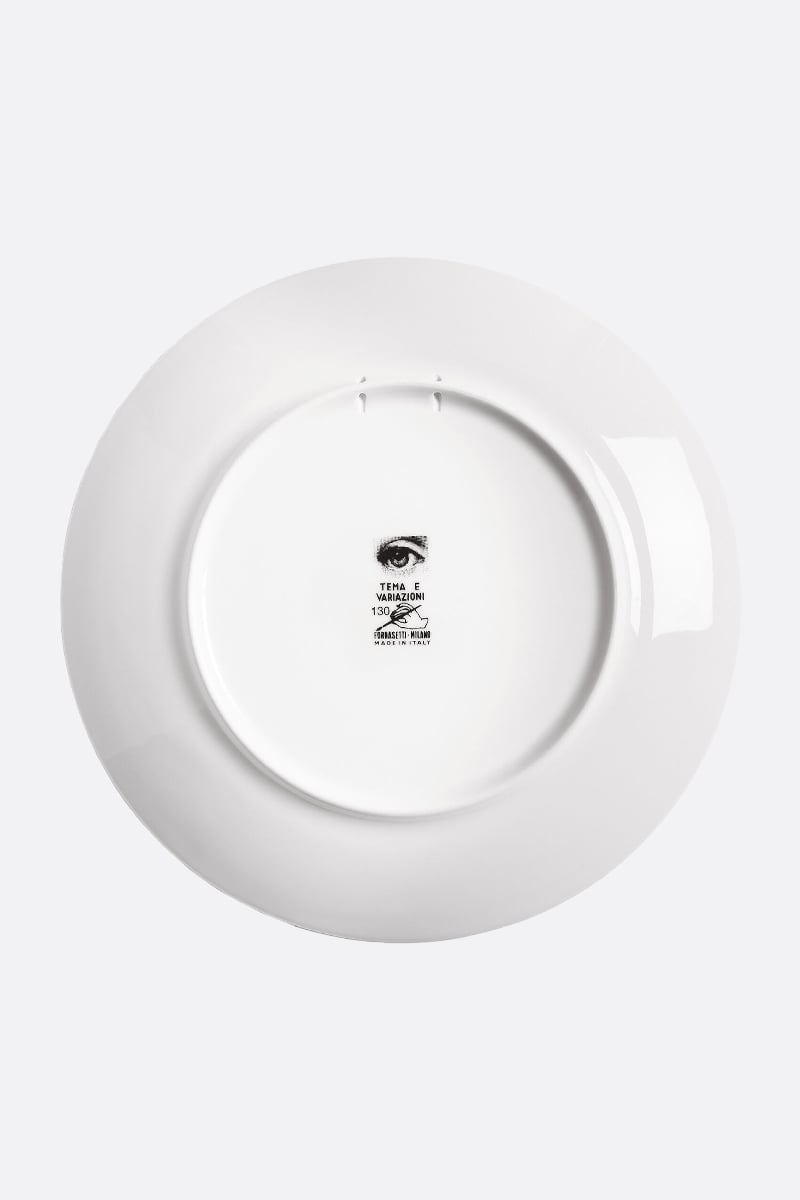 FORNASETTI Piatto Tema E Variazioni N° 130 In Porcellana