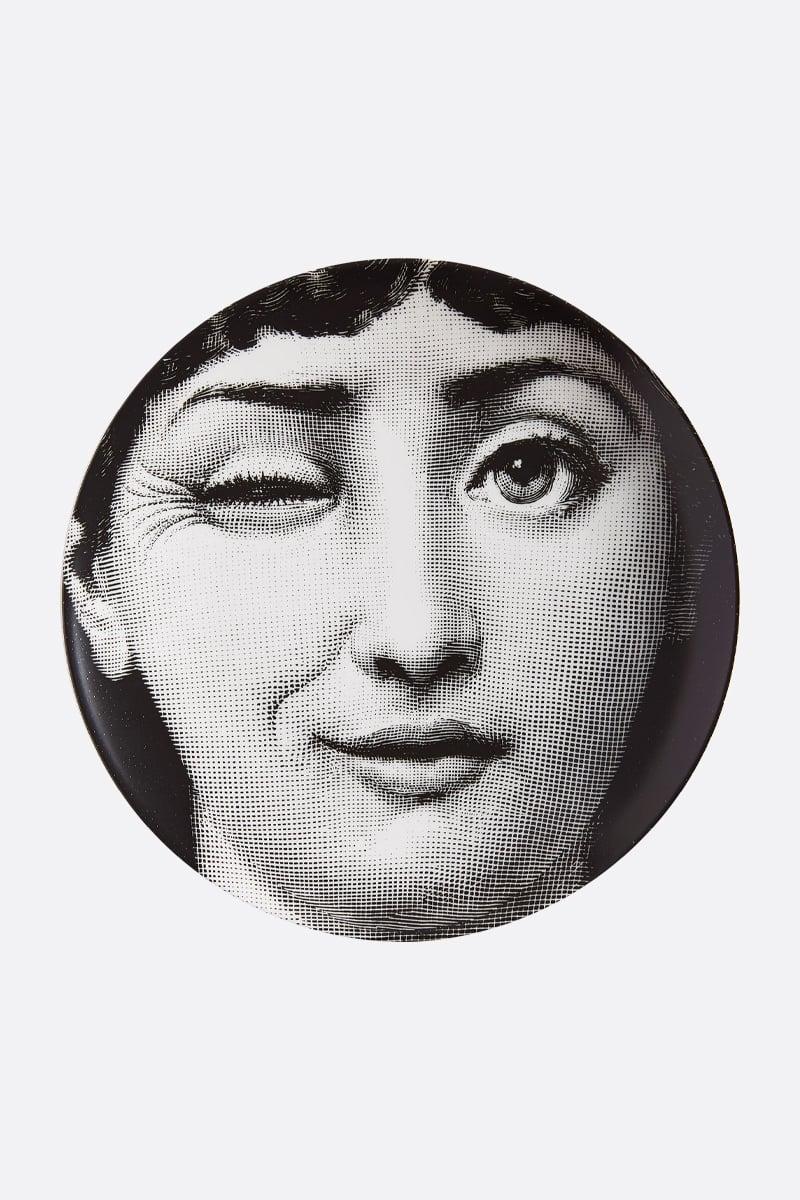 FORNASETTI piatto Tema e Variazioni N° 130 in porcellana