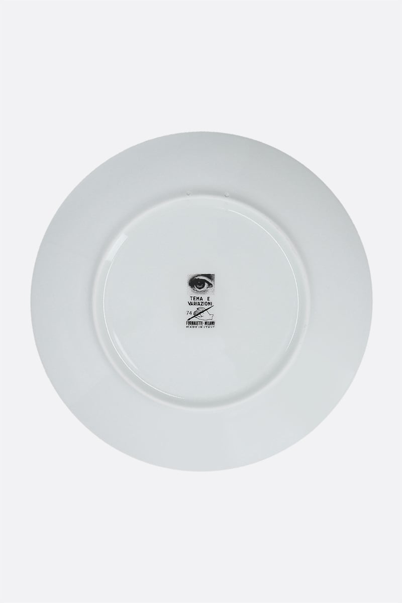 FORNASETTI Piatto Tema E Variazioni N° 74 In Porcellana