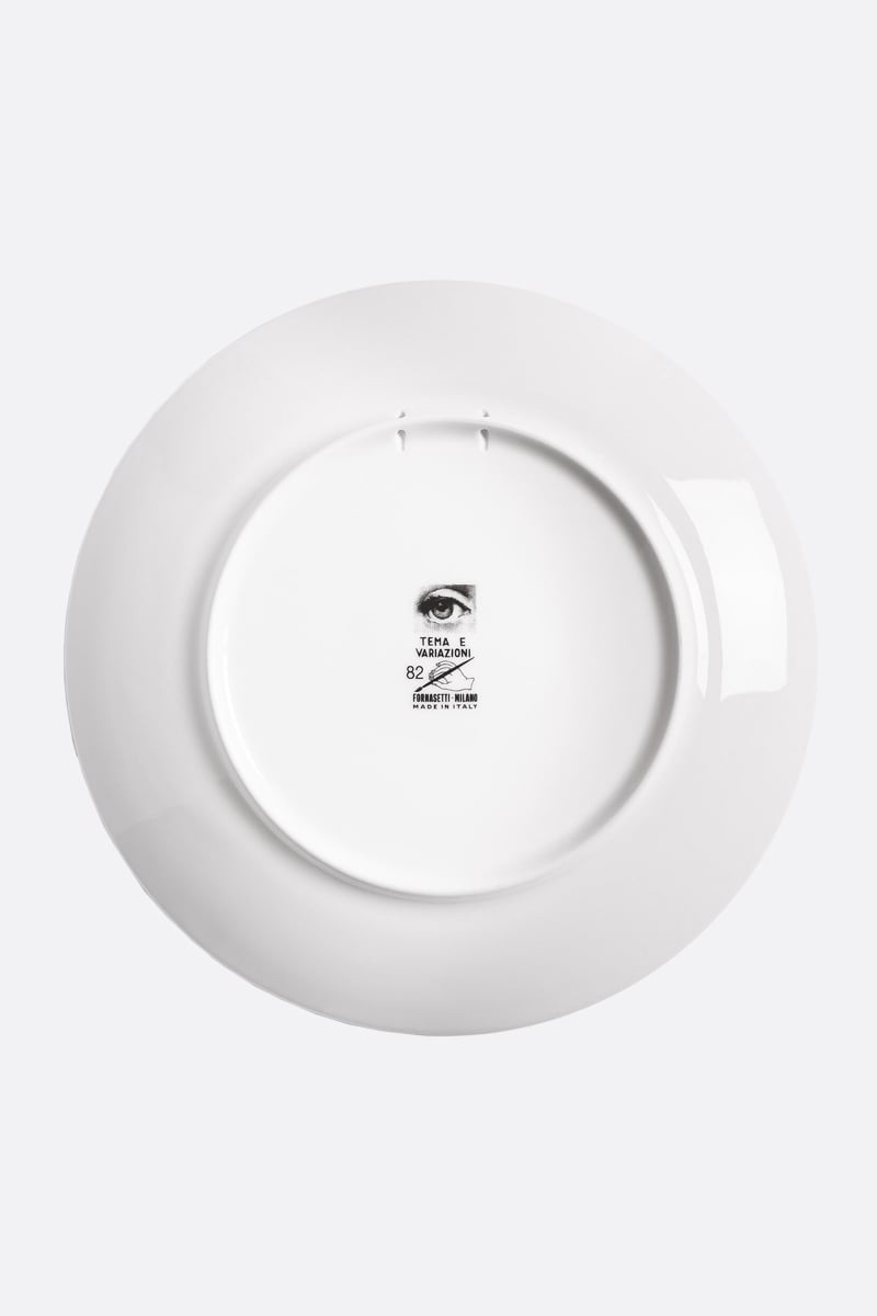 FORNASETTI Piatto Tema E Variazioni N° 82 In Porcellana