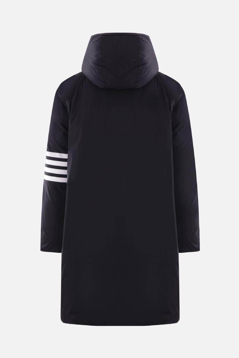 THOM BROWNE Piumino Oversize In Nylon Con Dettaglio 4-bar