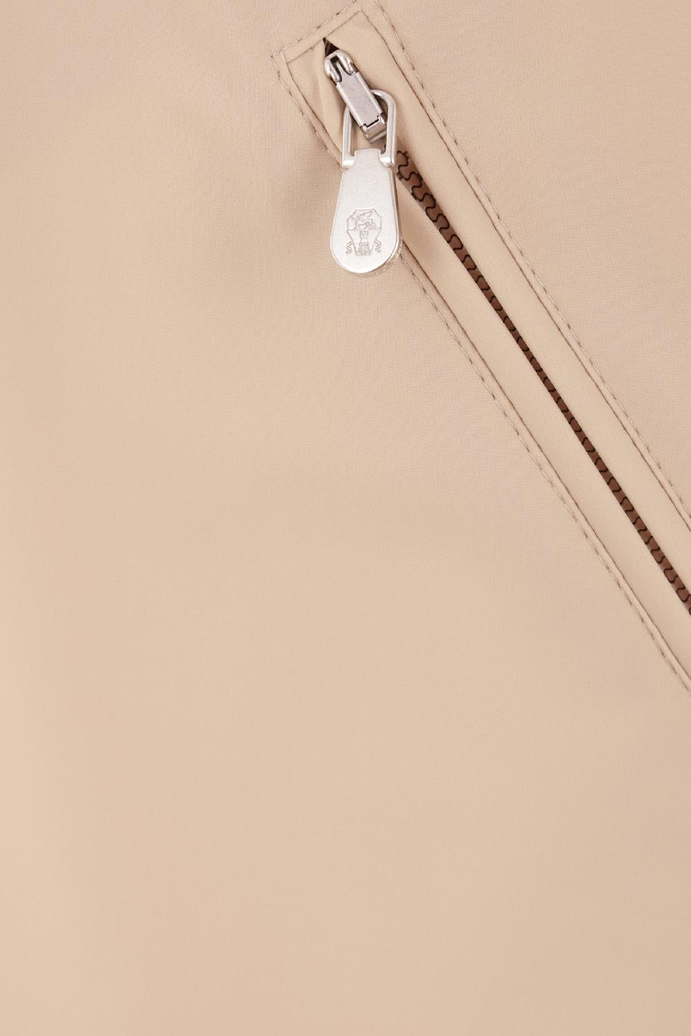 BRUNELLO CUCINELLI Piumino Smanicato In Nylon Stretch Con Cappuccio