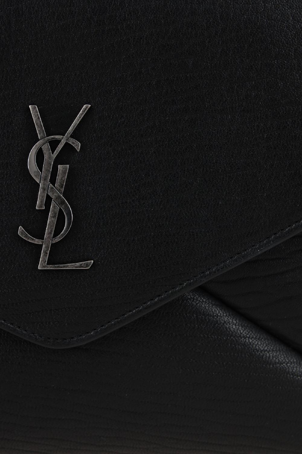 SAINT LAURENT Pochette Cassandre Large In Nappa Martellata