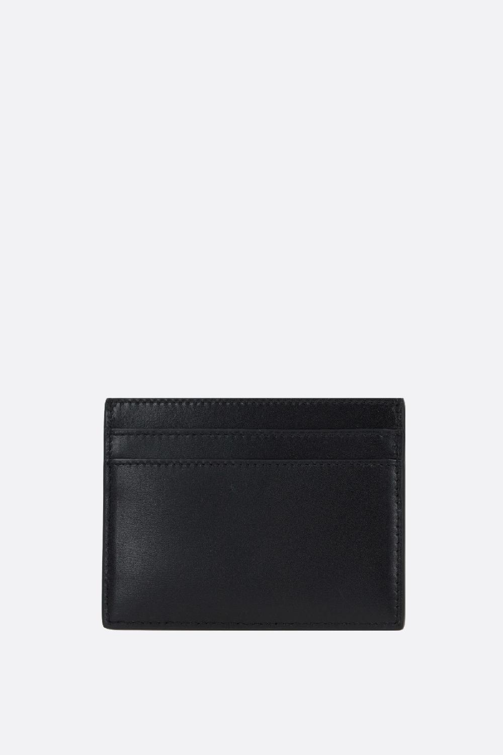 SAINT LAURENT Porta Carte Cassandre In Pelle Liscia