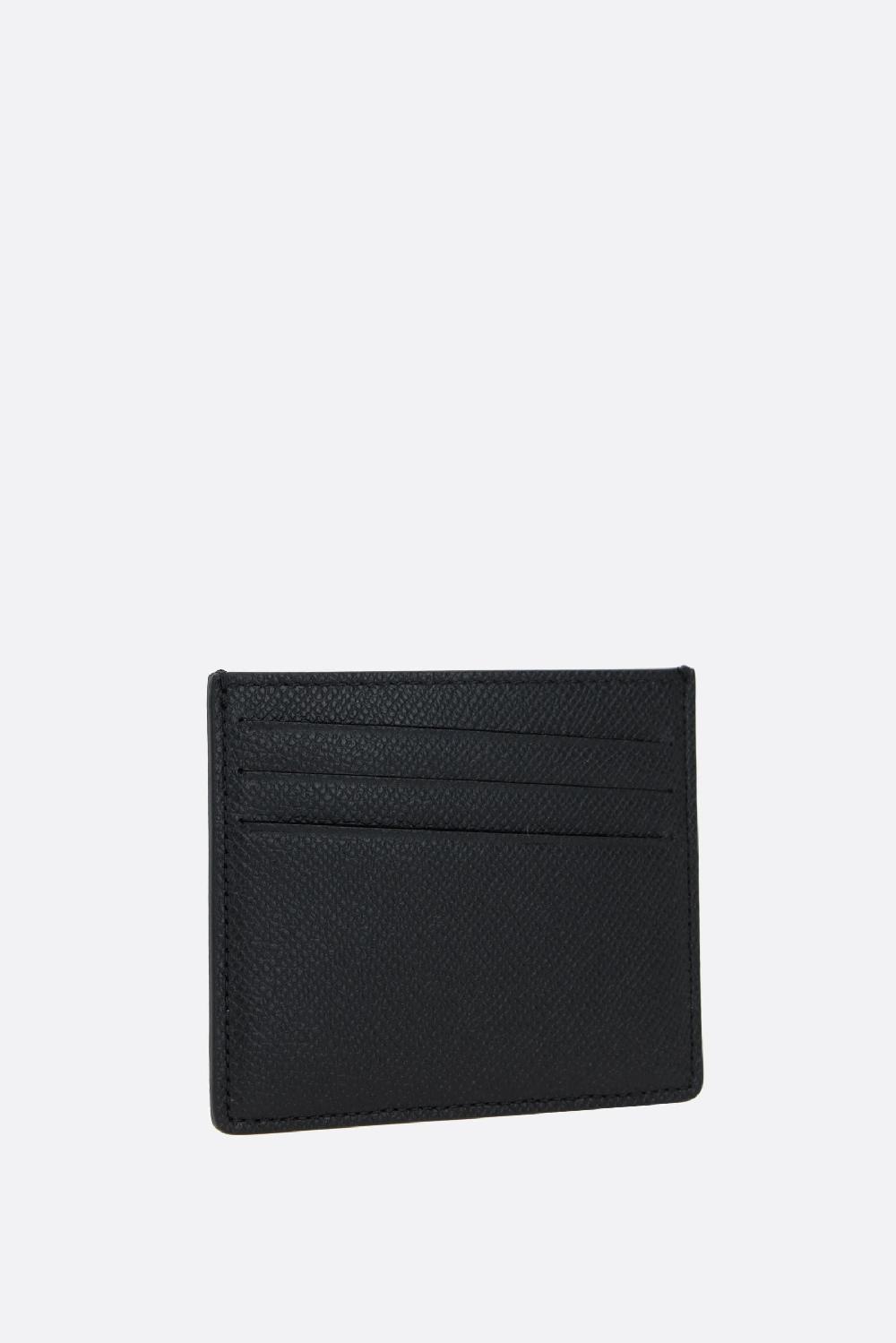 MAISON MARGIELA Porta Carte Four Stitches In Pelle Texturizzata E Liscia