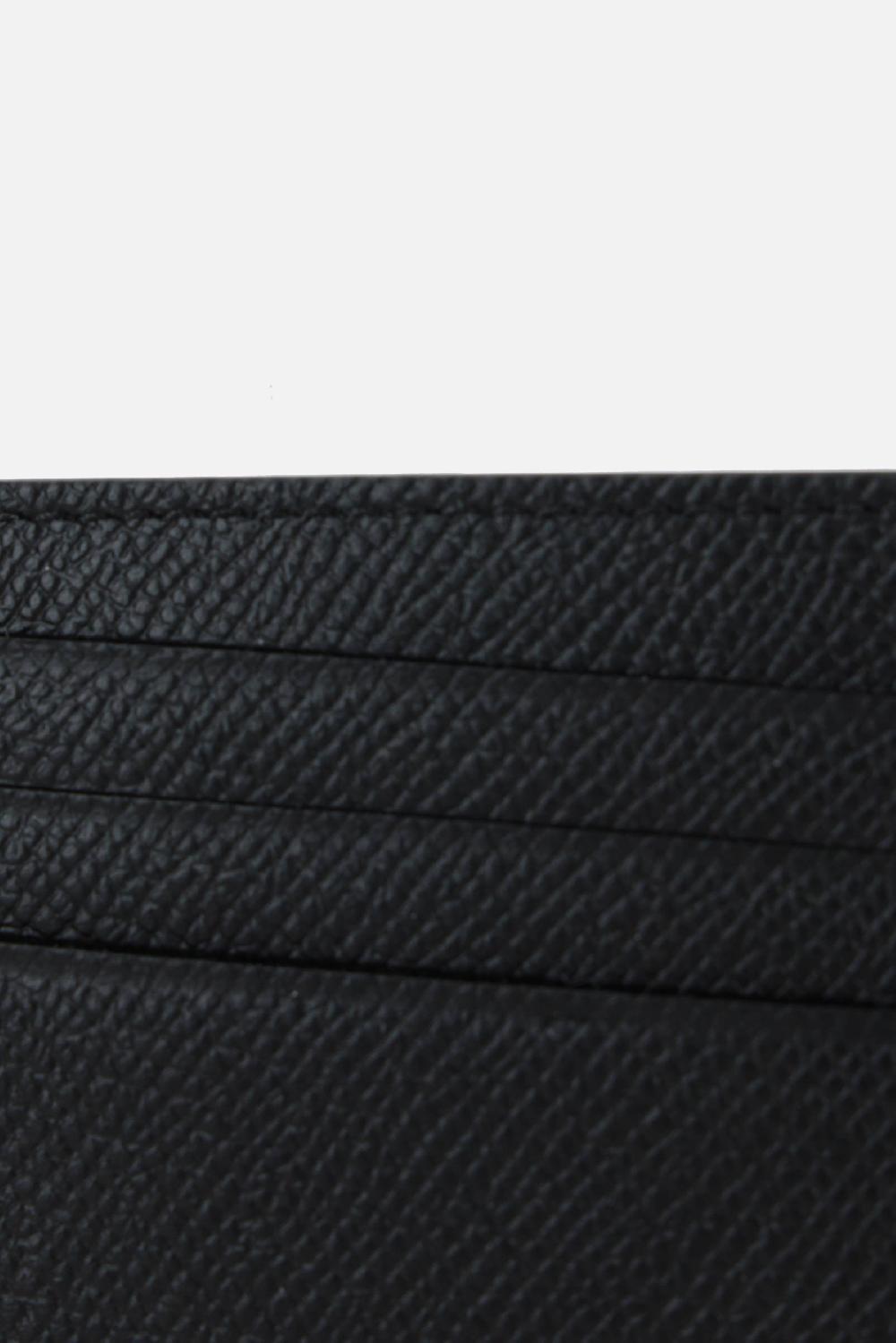 MAISON MARGIELA Porta Carte Four Stitches In Pelle Texturizzata E Liscia