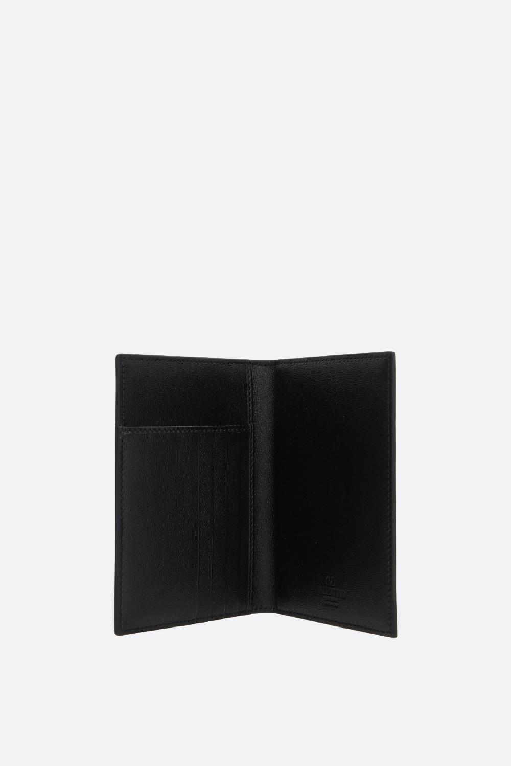 VALENTINO GARAVANI Porta Passaporto VLogo Signature In Pelle Liscia
