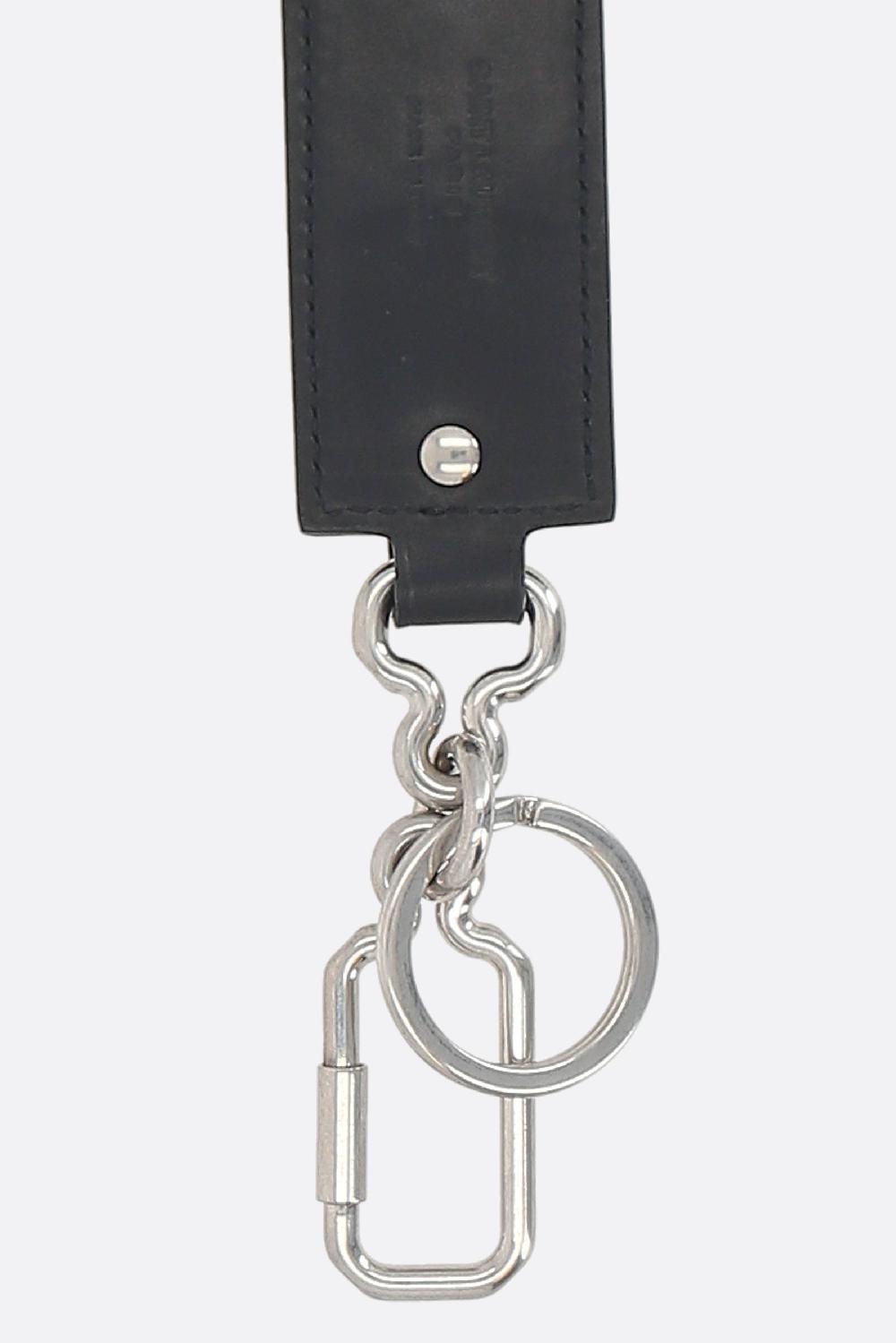 SAINT LAURENT Portachiavi Cassandre Saint Laurent In Pelle Liscia