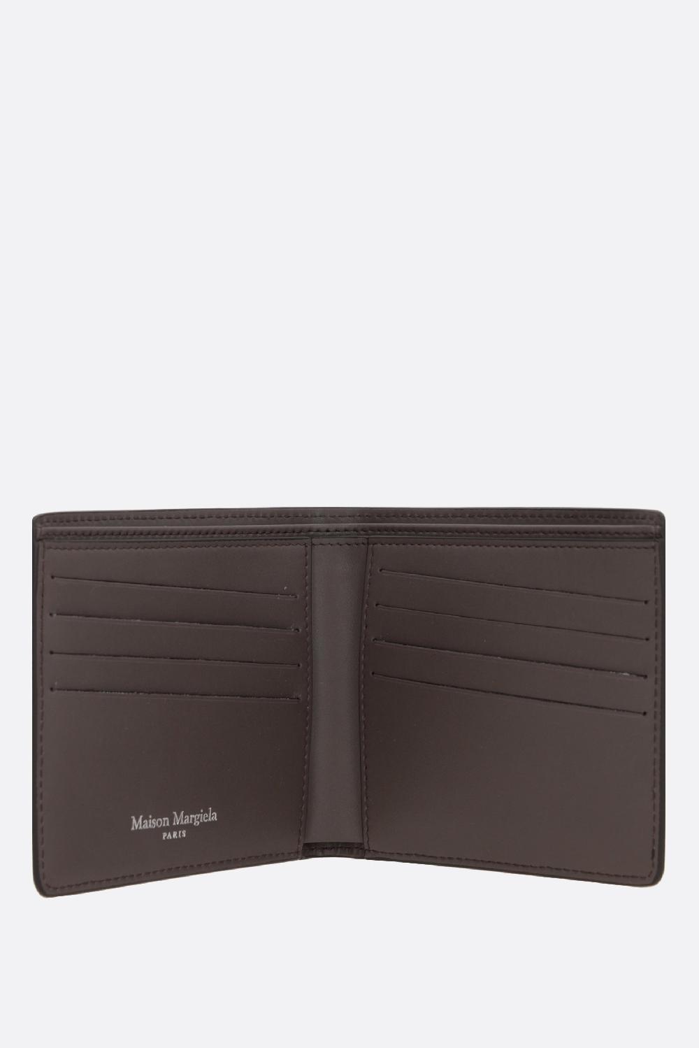 MAISON MARGIELA Portafogli Billfold Four Stitches In Pelle Texturizzata