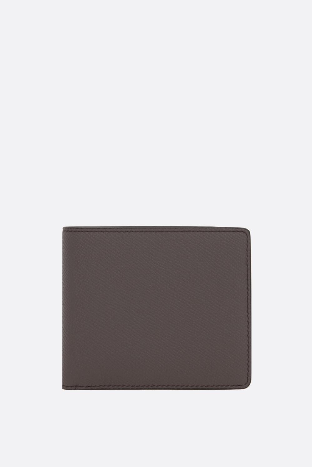 MAISON MARGIELA portafogli billfold Four Stitches in pelle texturizzata