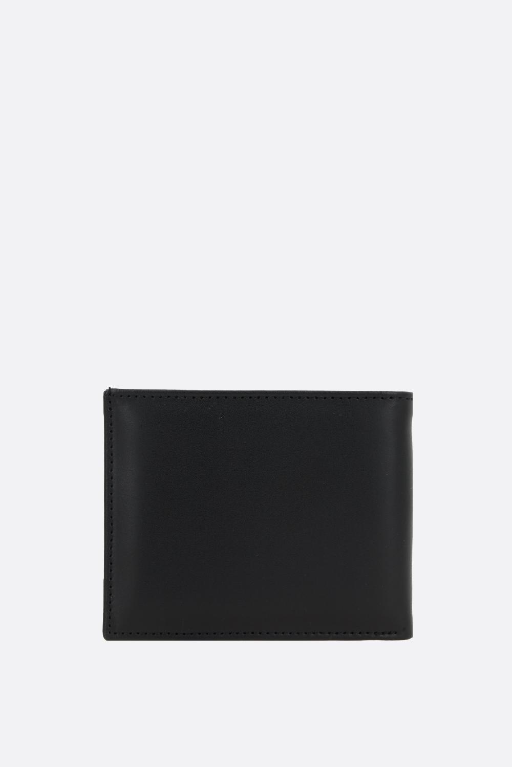 MAISON KITSUNÉ Portafogli Billfold Fox Head In Pelle Liscia