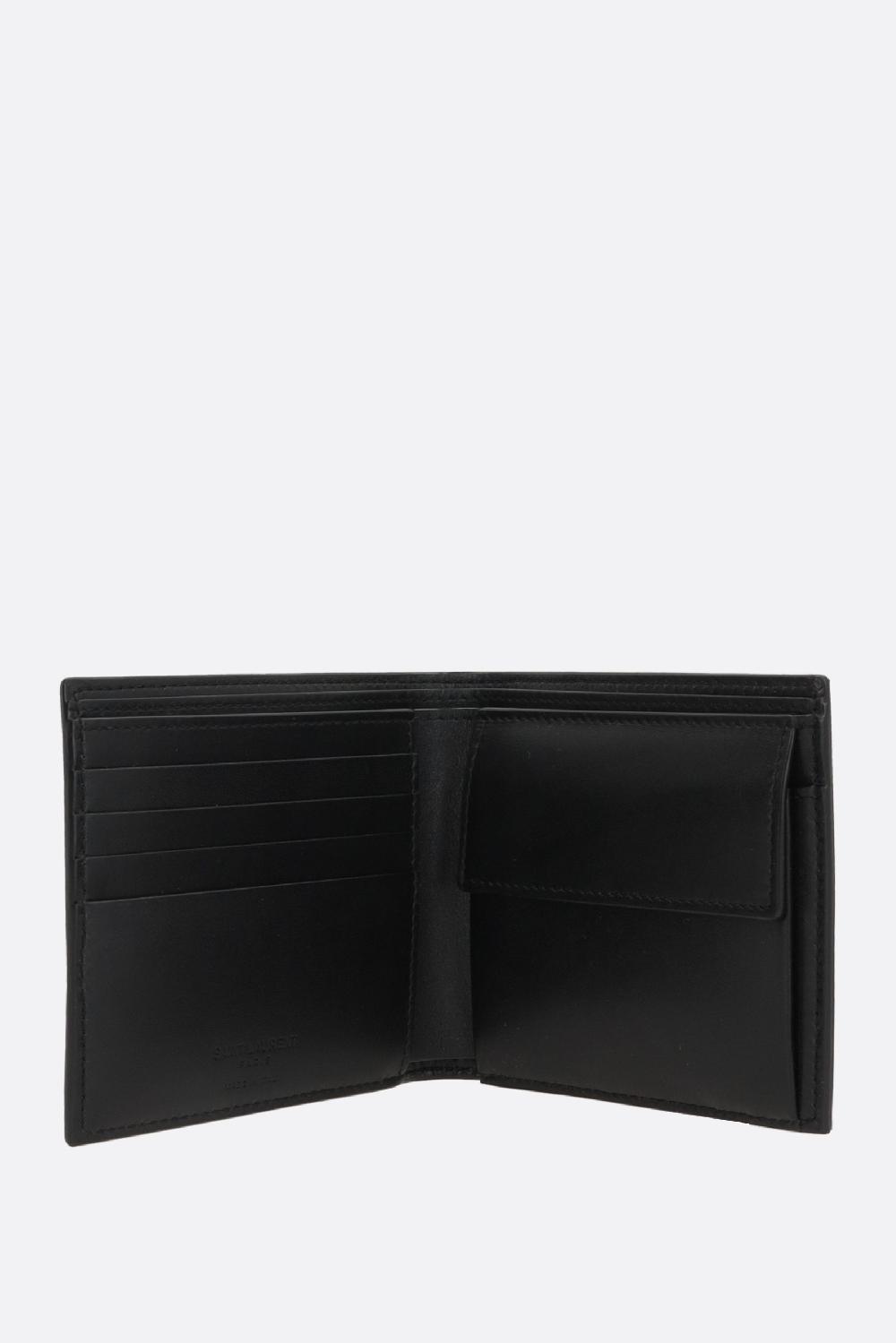 SAINT LAURENT Portafogli Billfold Saint Laurent Paris In Pelle Liscia