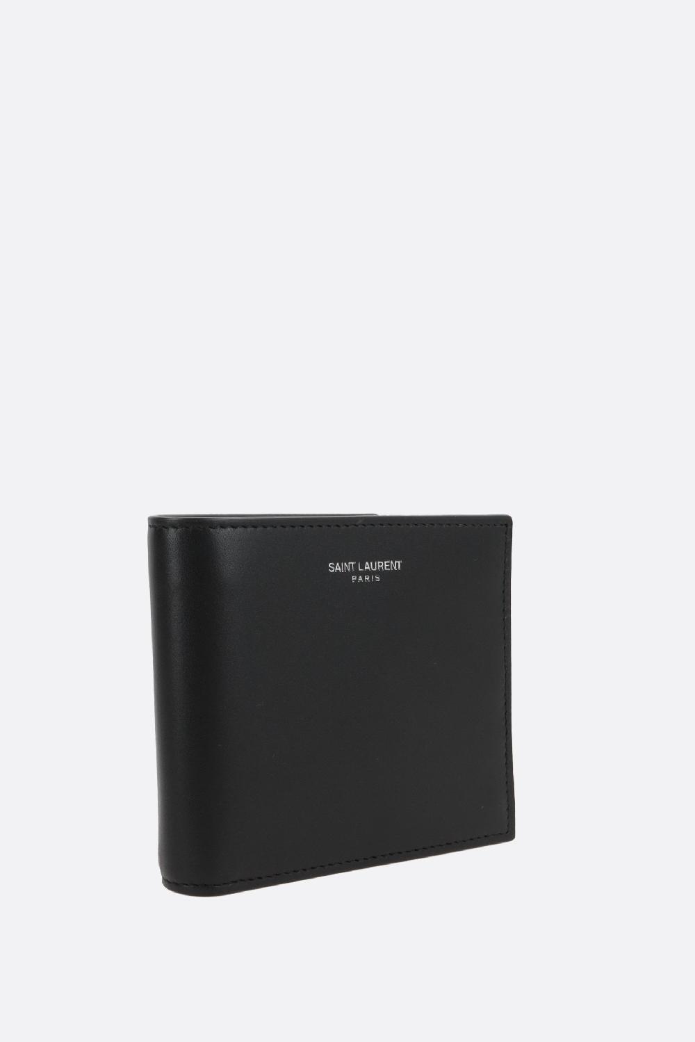 SAINT LAURENT Portafogli Billfold Saint Laurent Paris In Pelle Liscia