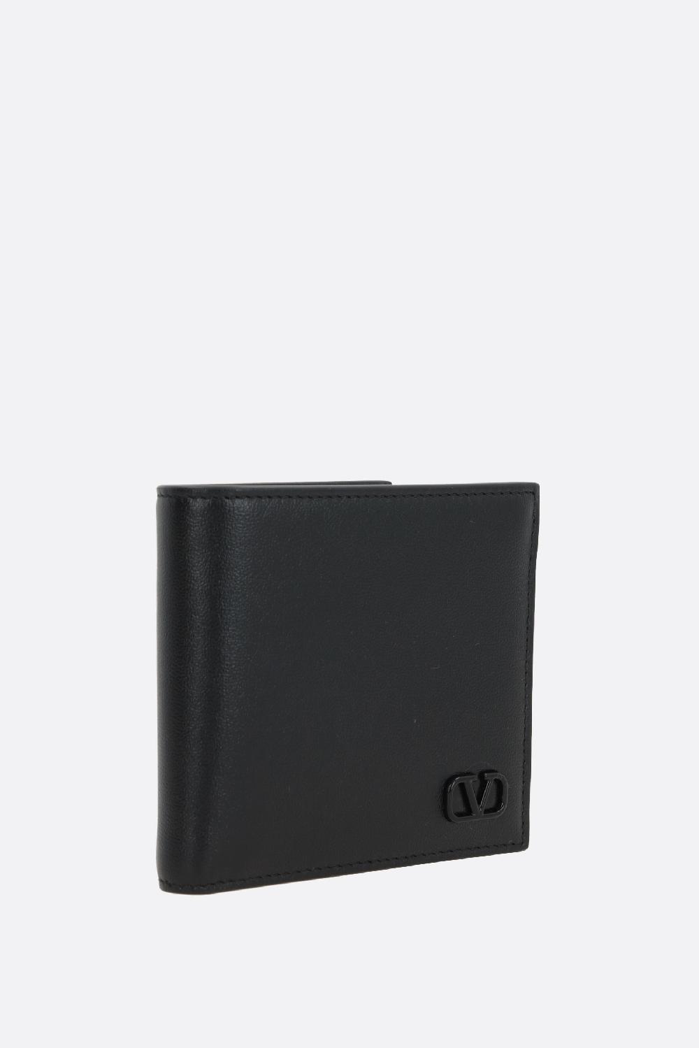 VALENTINO GARAVANI Portafogli Billfold VLogo Signature In Pelle Liscia