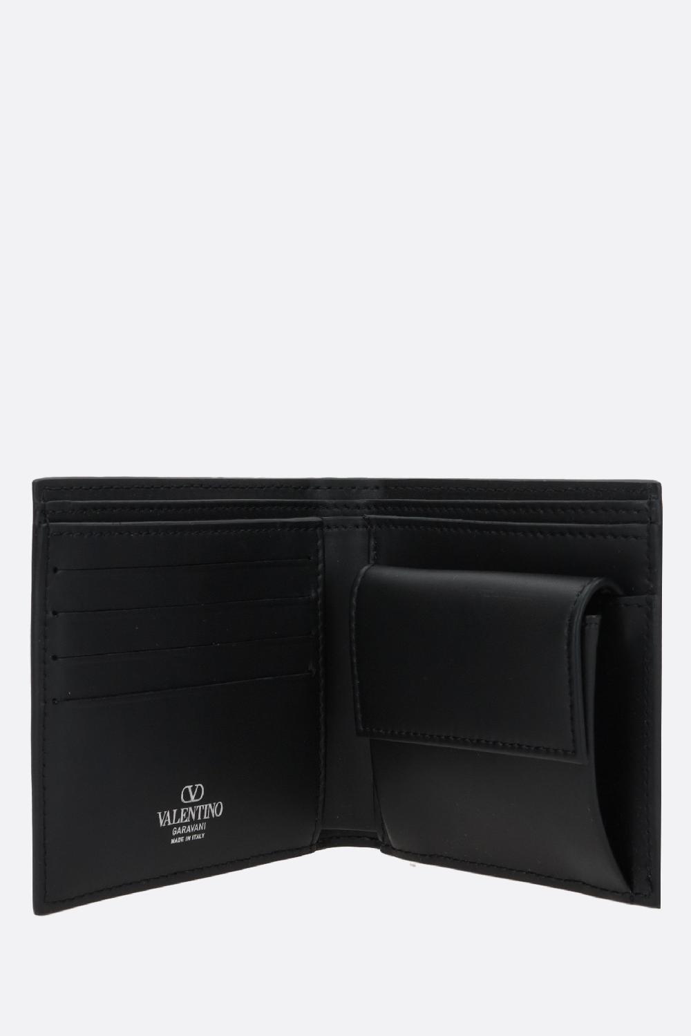VALENTINO GARAVANI Portafogli Billfold VLTN In Pelle Liscia