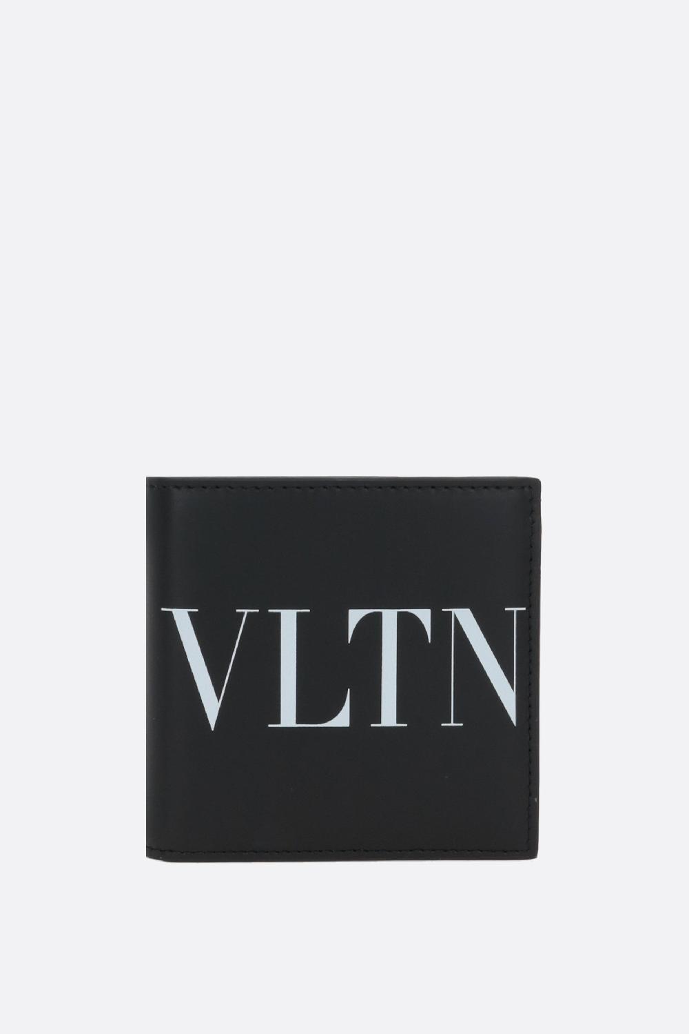 VALENTINO GARAVANI portafogli billfold VLTN in pelle liscia