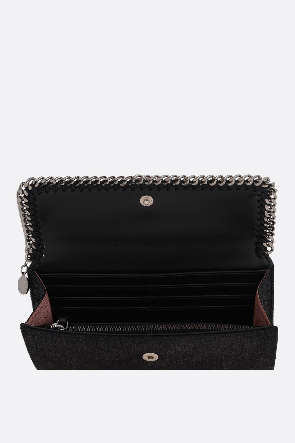 STELLA McCARTNEY Portafogli Continental Falabella In Shaggy Deer