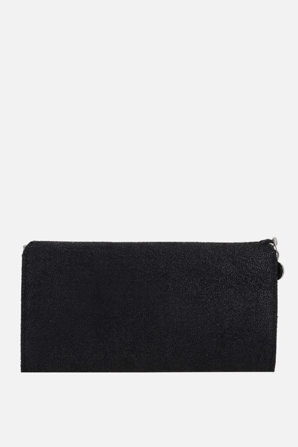 STELLA McCARTNEY Portafogli Continental Falabella In Shaggy Deer