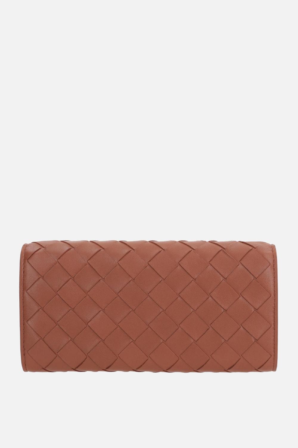BOTTEGA VENETA Portafogli Continental In Intrecciato Nappa