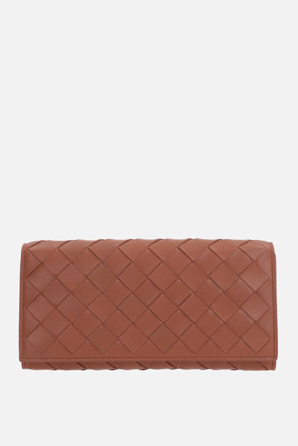 BOTTEGA VENETA portafogli continental in Intrecciato nappa