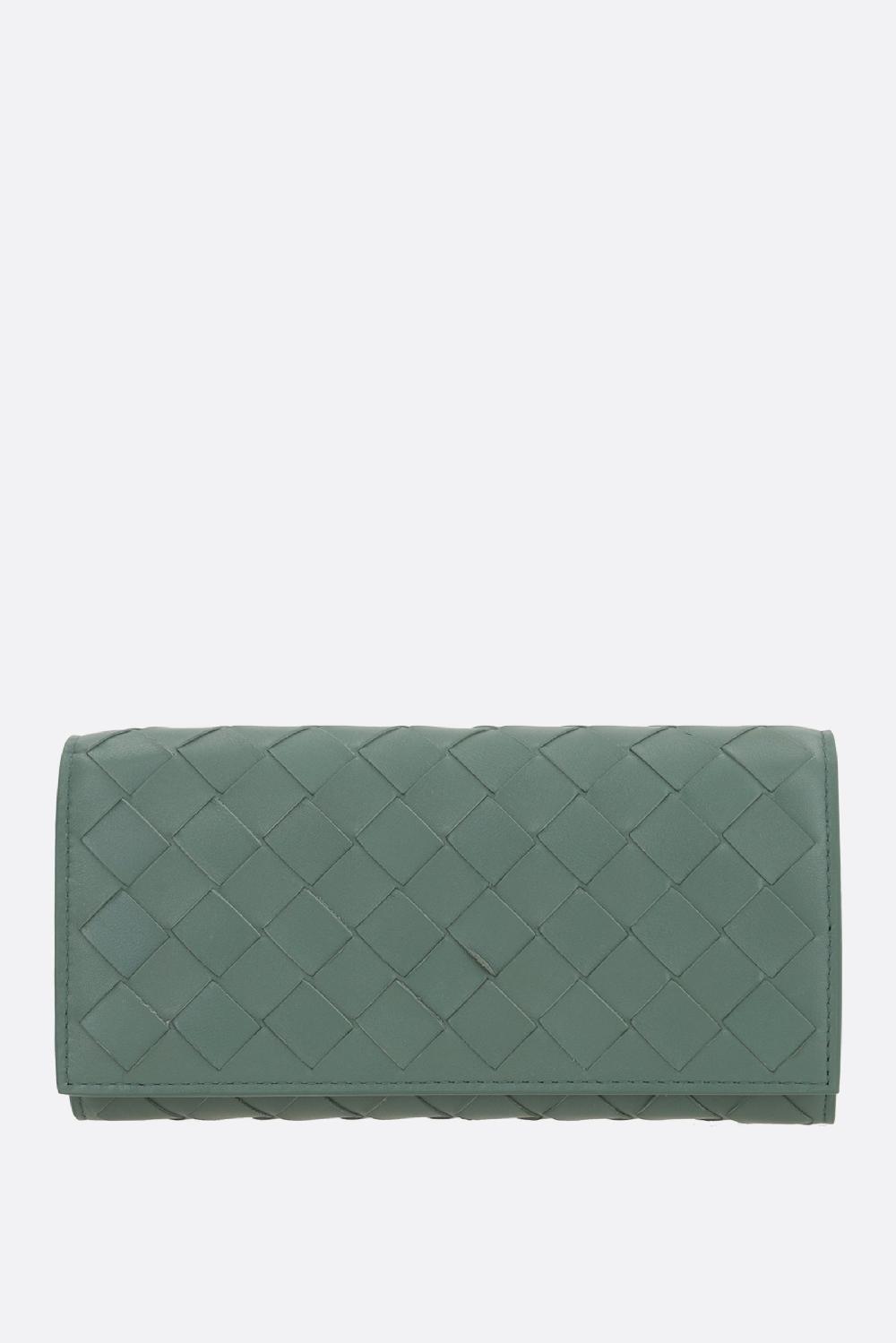 BOTTEGA VENETA portafogli continental in Intrecciato nappa