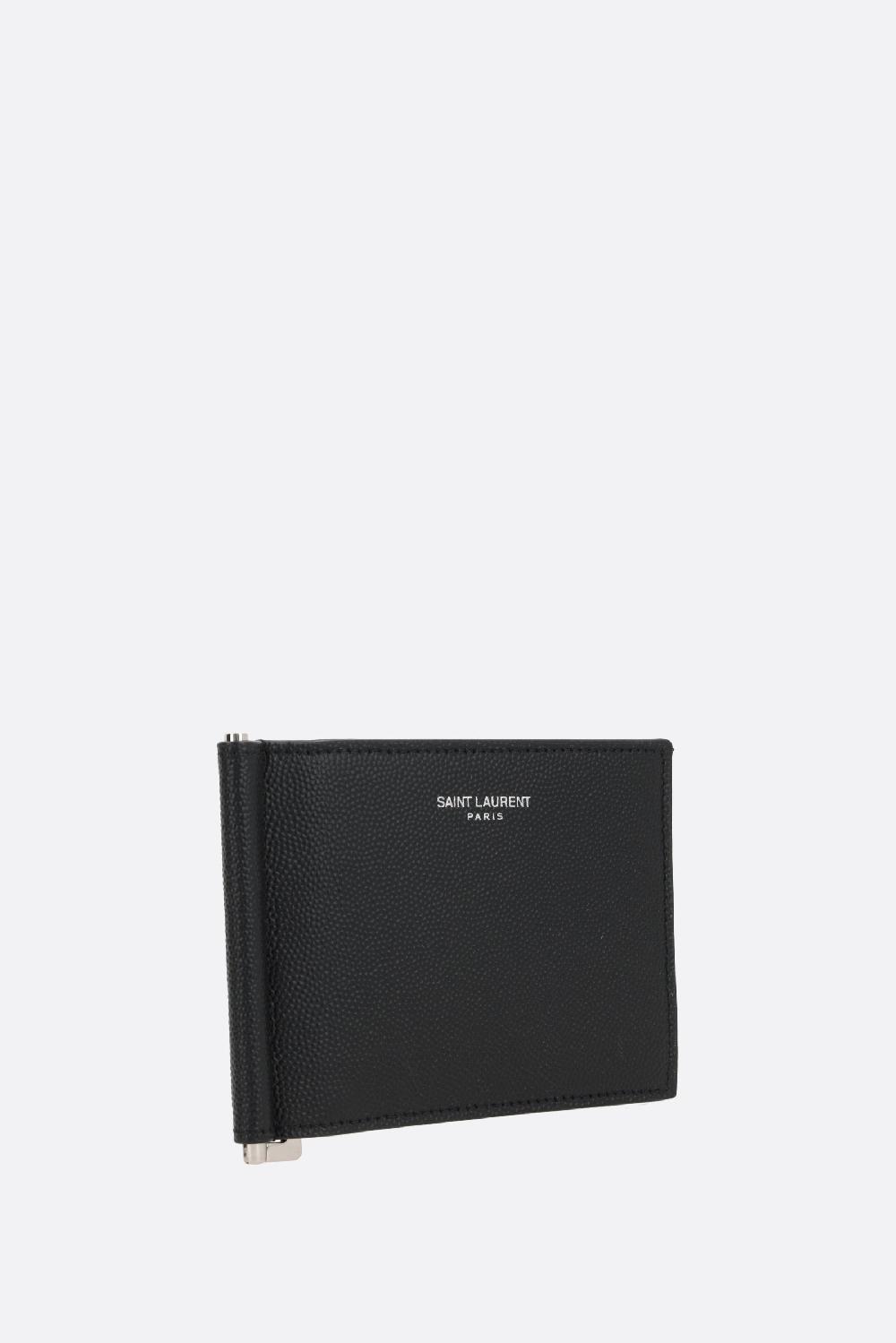 SAINT LAURENT Portafogli Saint Laurent Paris In Pelle Grain De Poudre