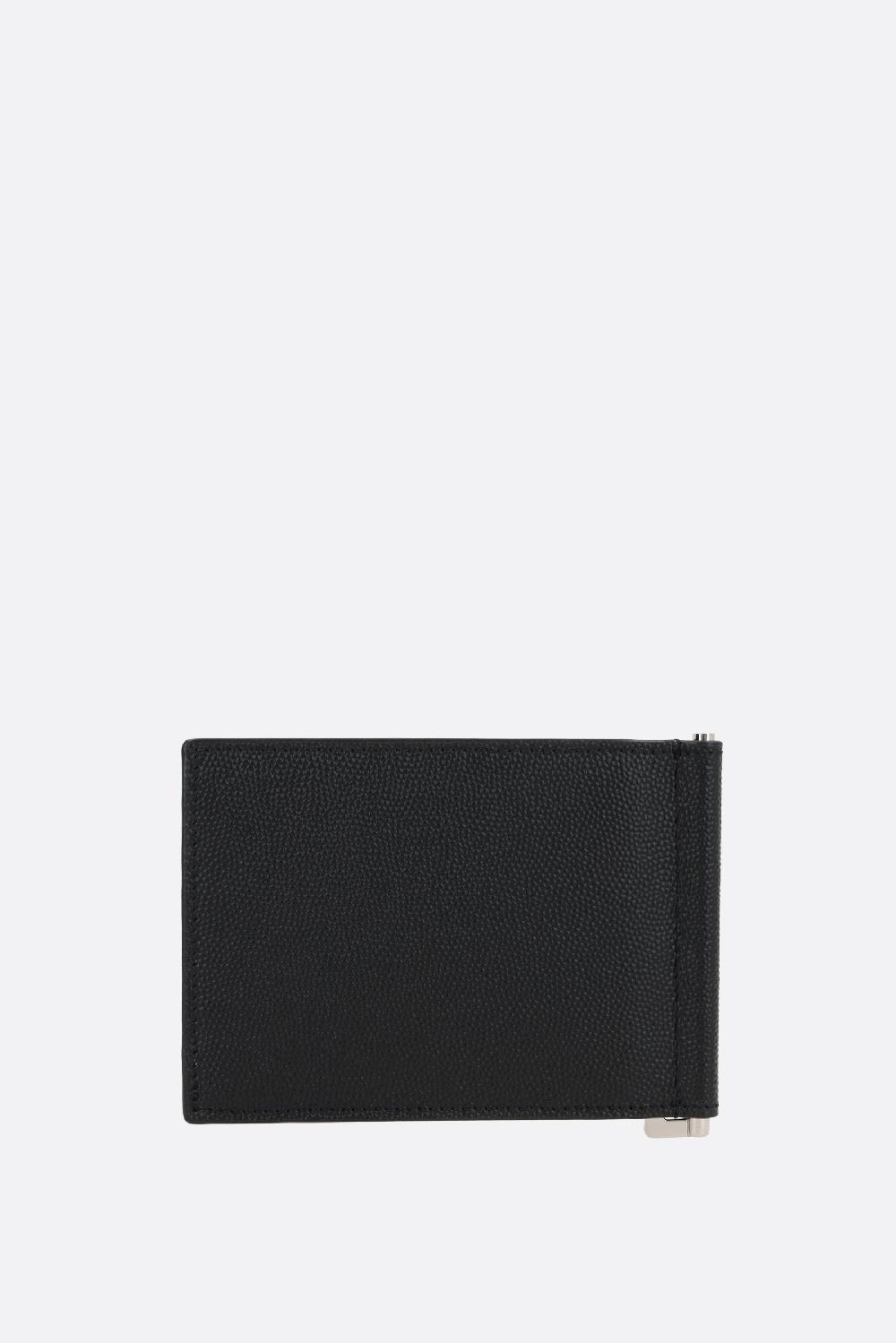 SAINT LAURENT Portafogli Saint Laurent Paris In Pelle Grain De Poudre