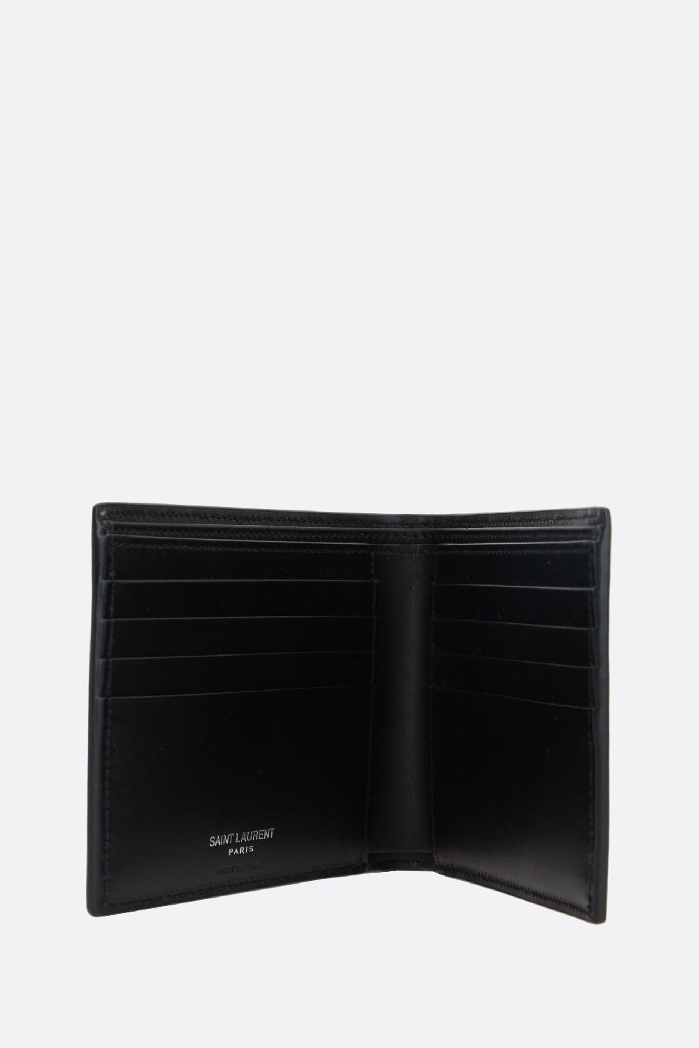 SAINT LAURENT Portafogli Saint Laurent Paris In Pelle Liscia