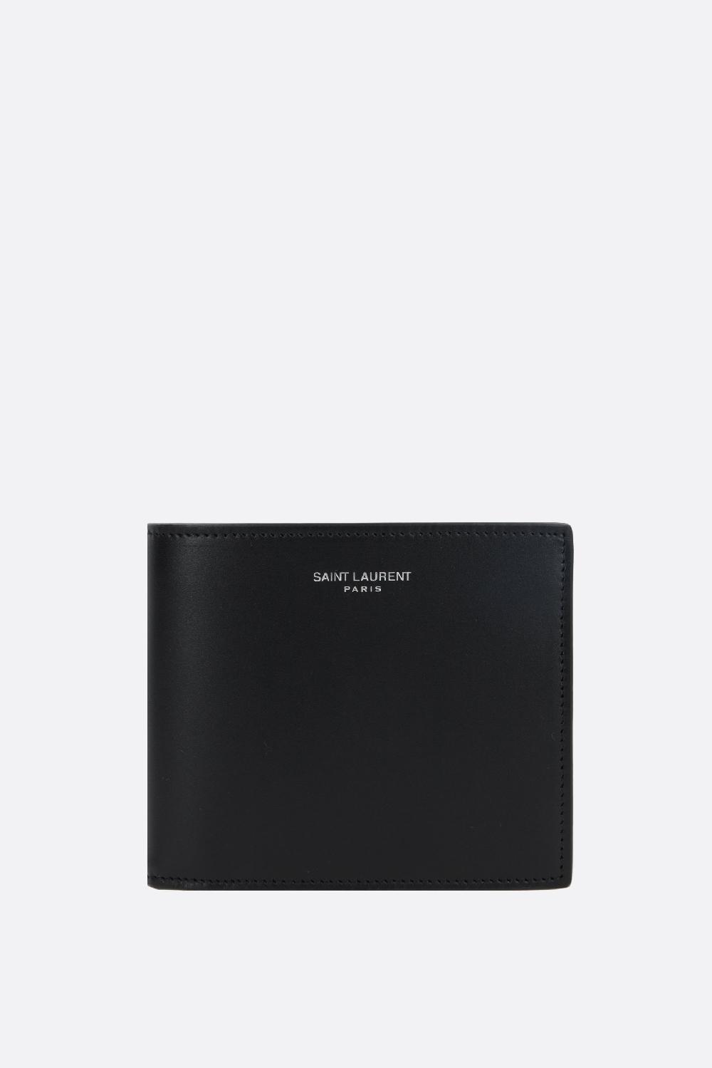 SAINT LAURENT portafogli Saint Laurent Paris in pelle liscia