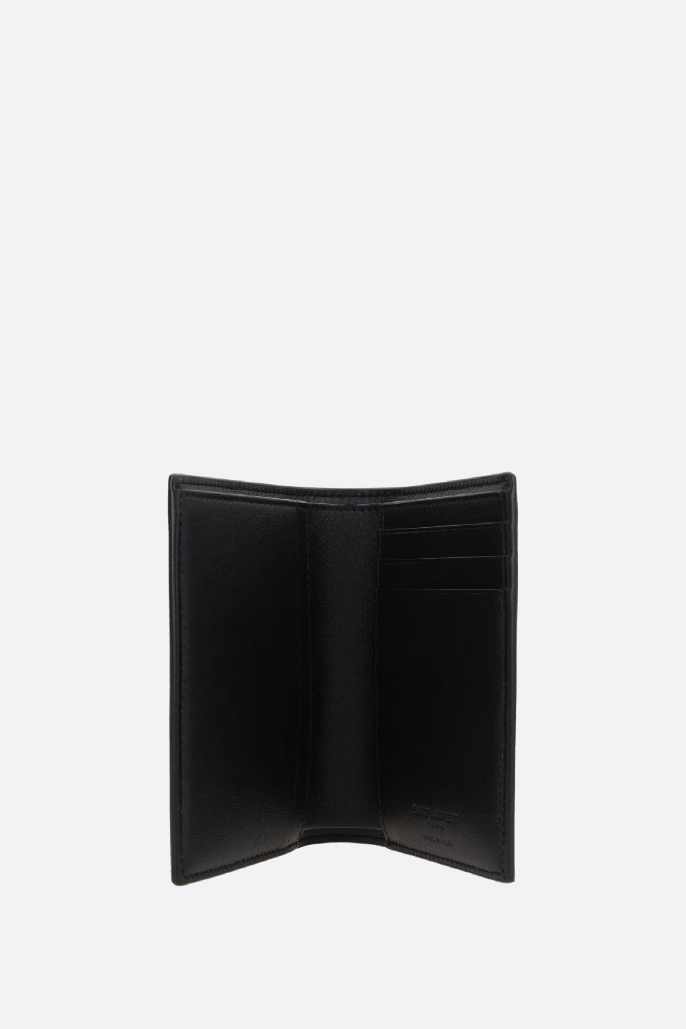 SAINT LAURENT Portafogli Saint Laurent Paris In Pelle Texturizzata