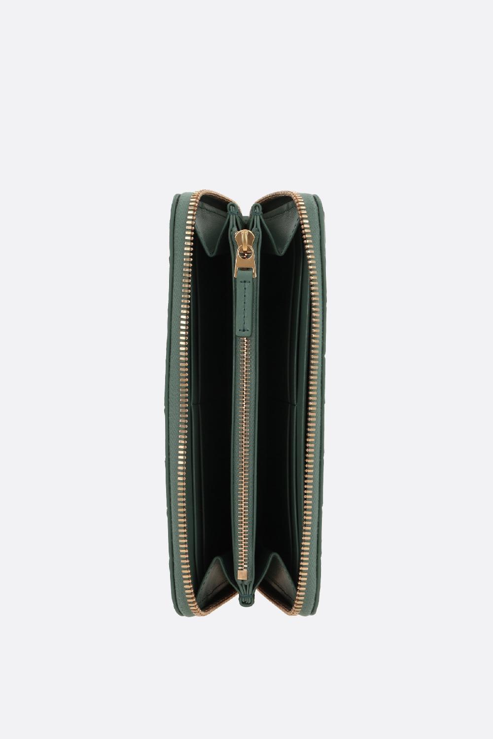 BOTTEGA VENETA Portafogli Zip-around In Intrecciato Nappa