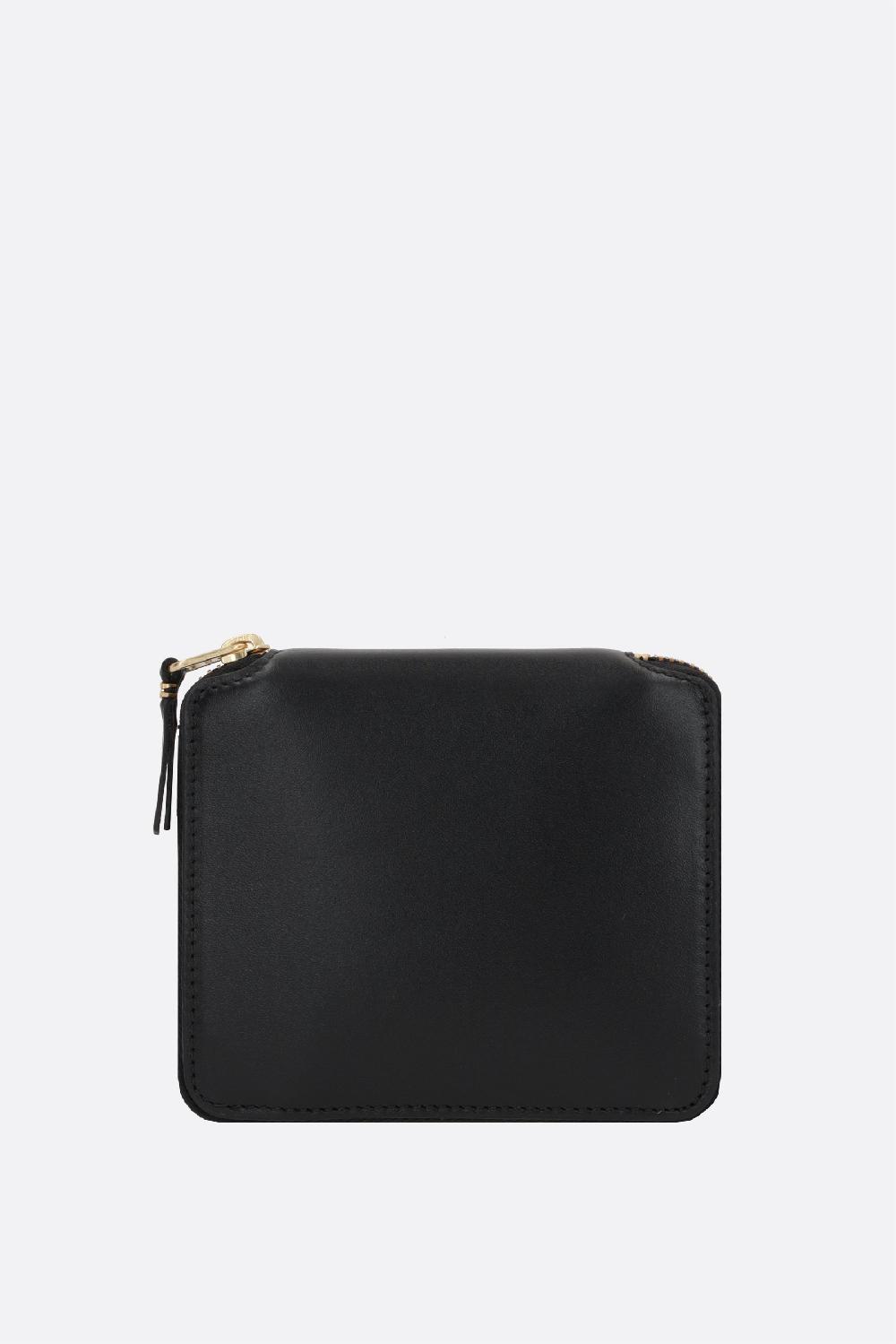 COMME des GARCONS WALLET portafogli zip-around small in pelle liscia