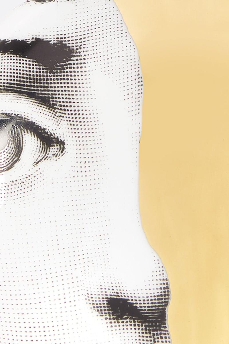 FORNASETTI Posacenere Rotondo Tema E Variazioni N° 10 In Porcellana