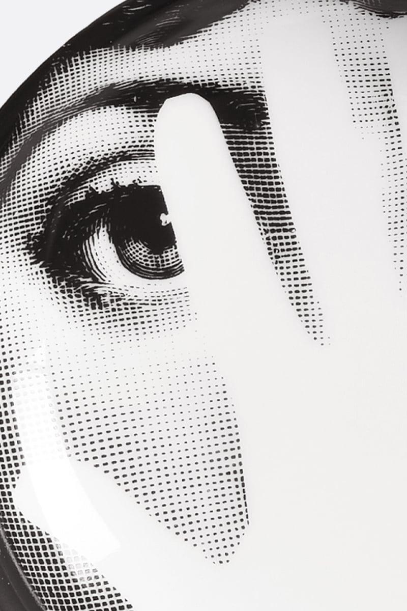 FORNASETTI Posacenere Rotondo Tema E Variazioni N° 16 In Porcellana