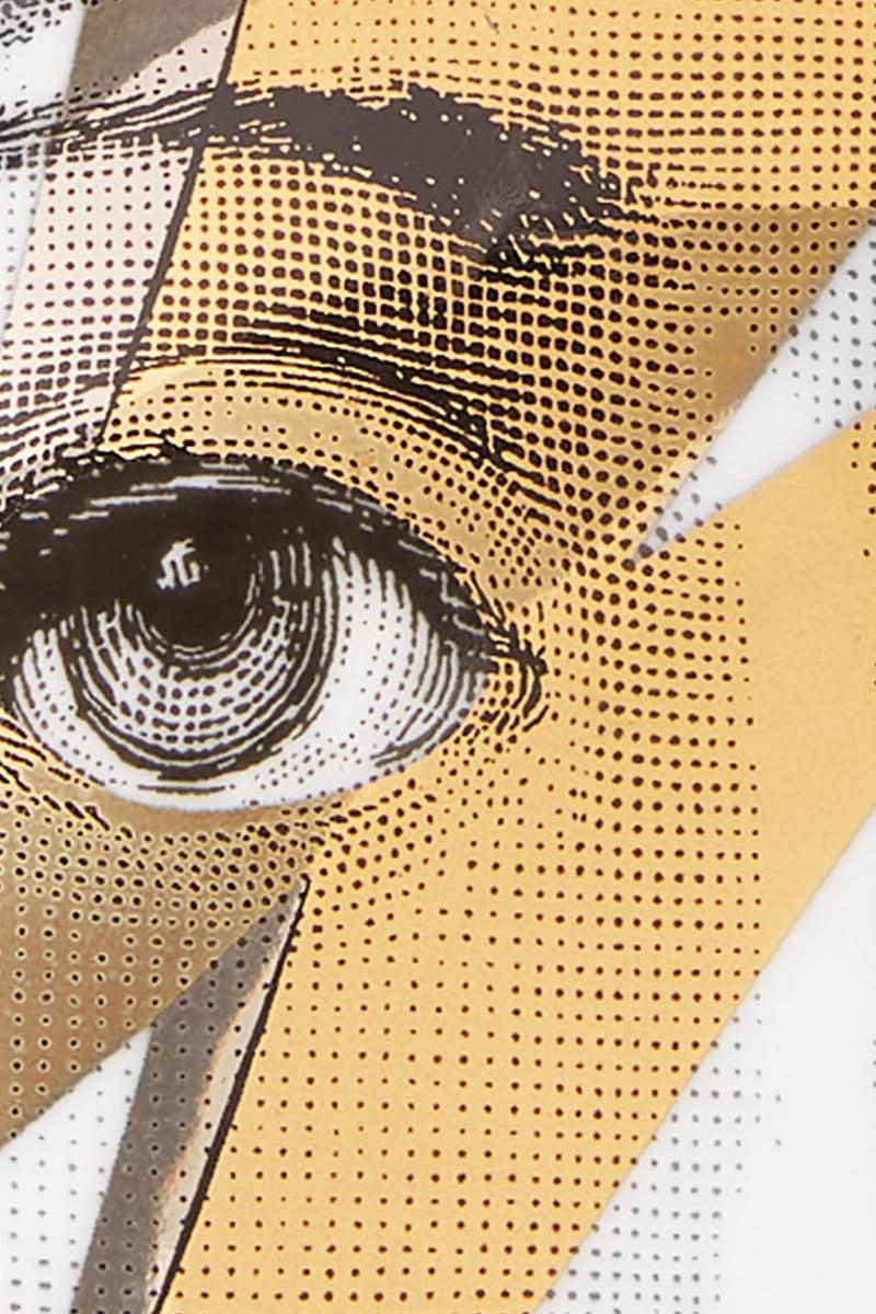 FORNASETTI Posacenere Rotondo Tema E Variazioni N° 375 In Porcellana