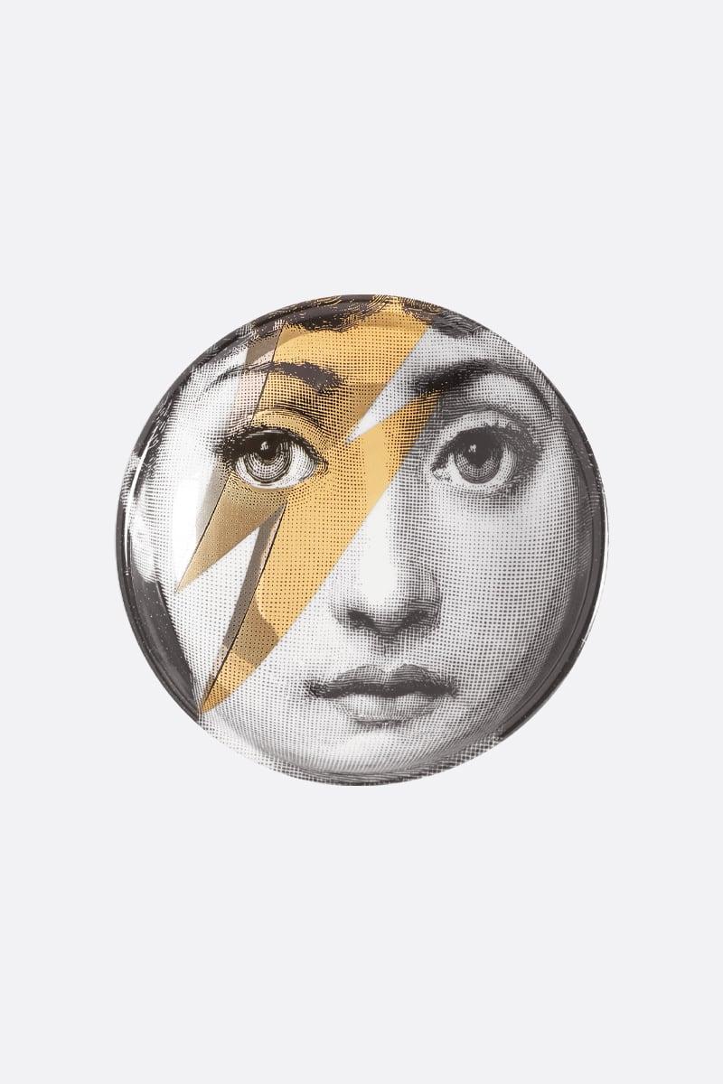 FORNASETTI posacenere rotondo Tema e Variazioni N° 375 in porcellana