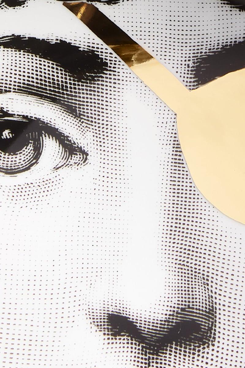 FORNASETTI Posacenere Rotondo Tema E Variazioni N° 8 In Porcellana