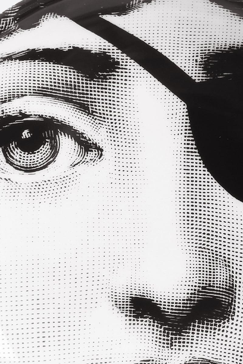 FORNASETTI Posacenere Rotondo Tema E Variazioni N° 8 In Porcellana