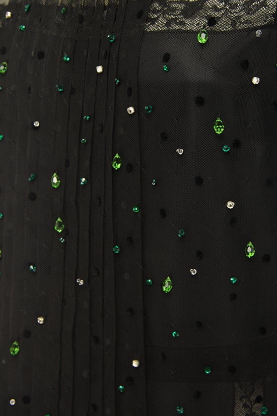 PRADA Abito In Tulle Plumetis E Organza