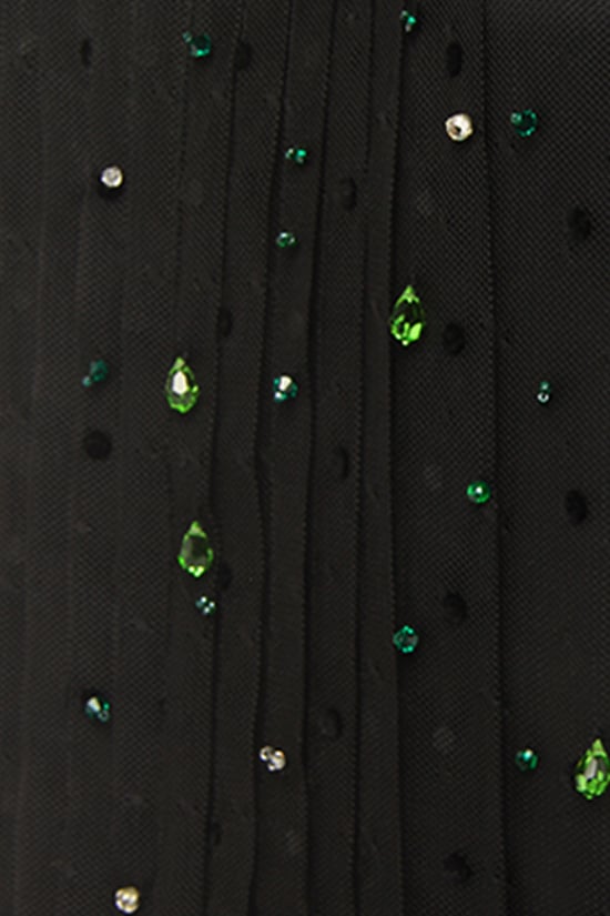 PRADA Abito In Tulle Plumetis E Organza